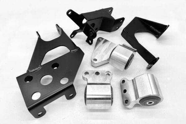 Hasport's dual height mount kit for L15 turbo engine into the 94-01 Integra and 92-94 Civic chassis.