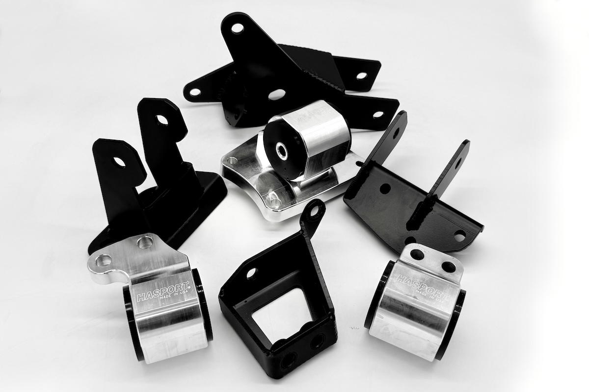 CL9STK left, right and rear stock replacement mounts for 2004-2008 Acura TSX and 2003-2007 Honda Accord